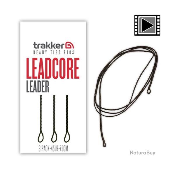 Montage Trakker Leadcore Leader 75cm (par 3)