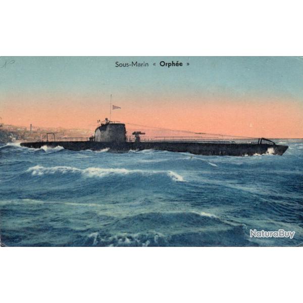 CPA - MARINE DE GUERRE - Sous - Marin " Orphee " N�1509