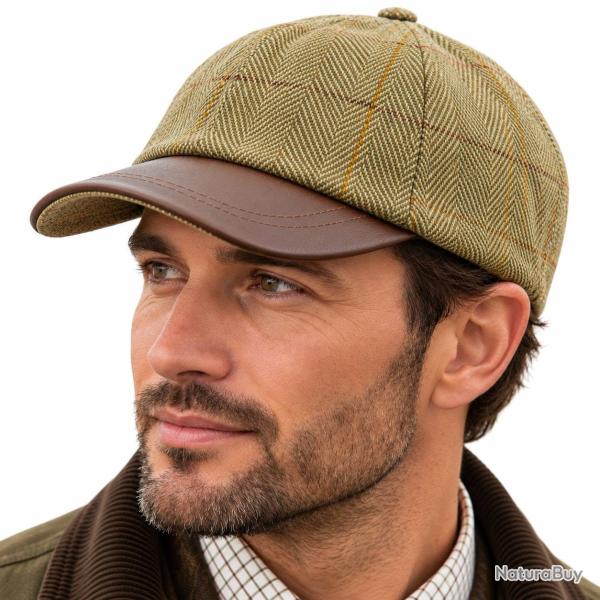 Casquette Tweed style baseball   Lieght