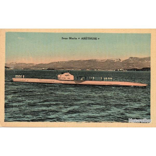 CPA - MARINE DE GUERRE - Sous - Marin " ARETHUSE" N�1512