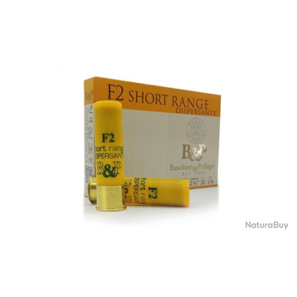 Cartouches B&P F2 Short Range Dispersante 32g BD - Cal. 20 x10 boites