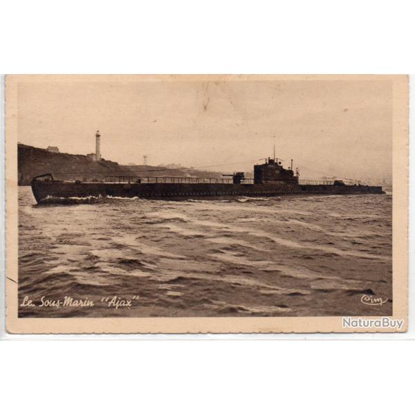 CPA - MARINE DE GUERRE - Sous - Marin " Ajax " N�1515