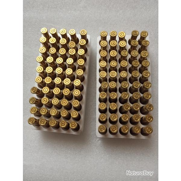 Lot 100 douilles 22 Hornet PPU tir�es 1x