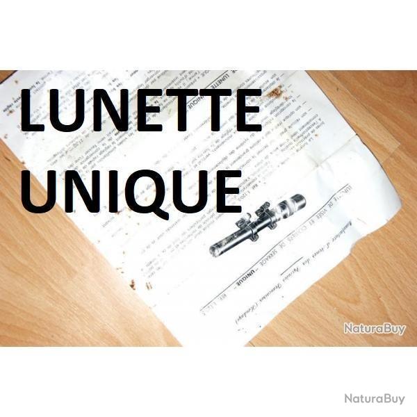notice lunette UNIQUE (envoi par mail) - VENDU PAR JEPERCUTE (m2522)