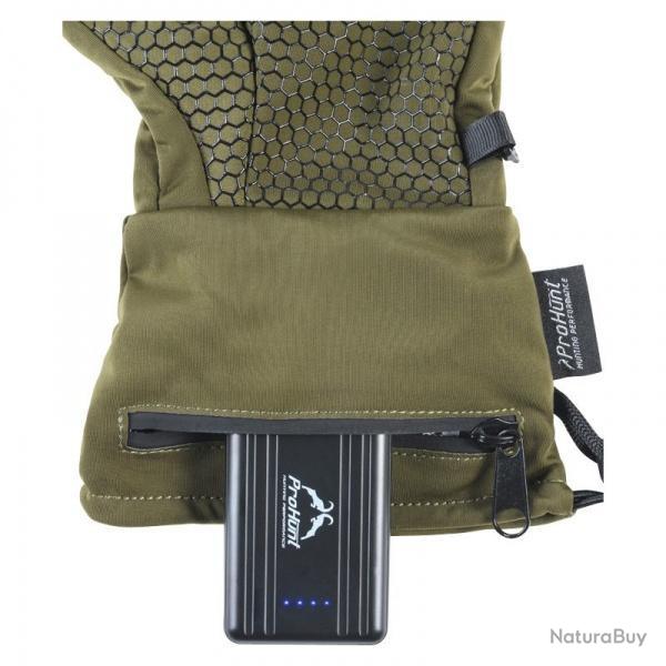 Gants chauffants ProHunt taille M