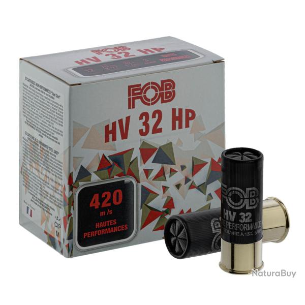 Cartouches Fob HV Acier haute performance - Cal. 12/70 N�4 bte de 25