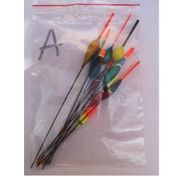 Flotteur Vintage - lot x 10 pcs de A &agrave; H Pack : B - 10 flotteurs multiples