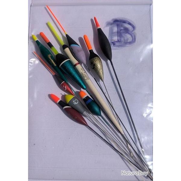 Flotteur Vintage - lot x 10 pcs de A � H Pack : B - 10 flotteurs multiples