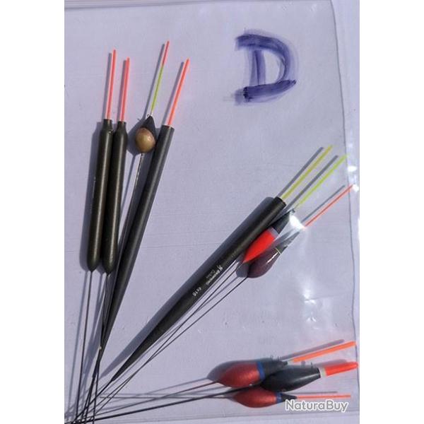 Flotteur Vintage - lot x 10 pcs de A � H Pack : D - 10 flotteurs multiples