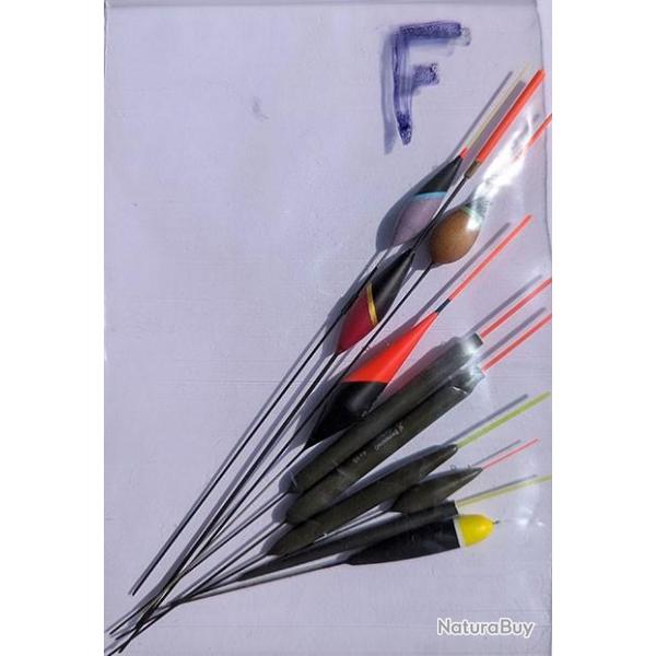 Flotteur Vintage - lot x 10 pcs de A � H Pack : F - 10 flotteurs multiples