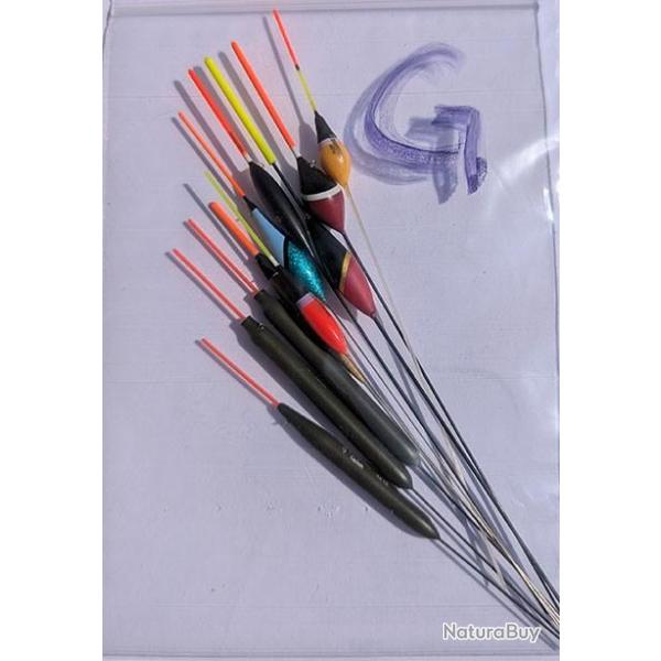 Flotteur Vintage - lot x 10 pcs de A � H Pack : G - 10 flotteurs multiples