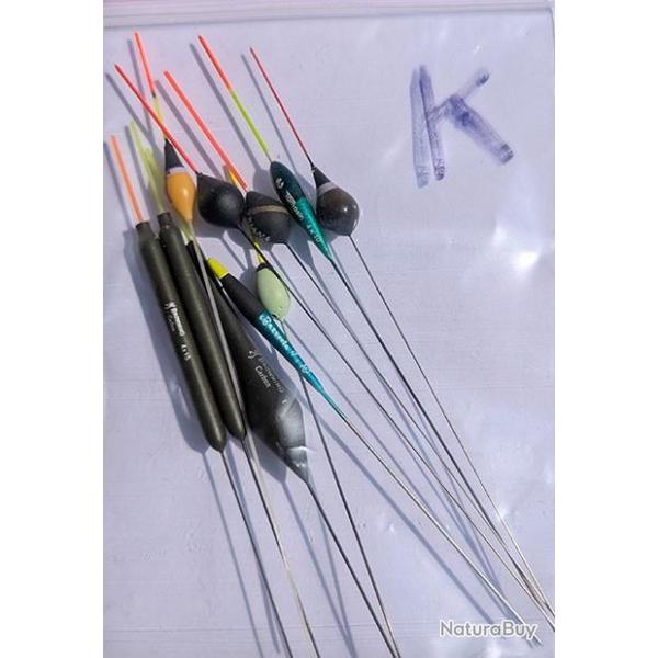 Flotteurs Vintage - lot x 10 pcs de I � P Pack : K - 10 flotteurs multiples