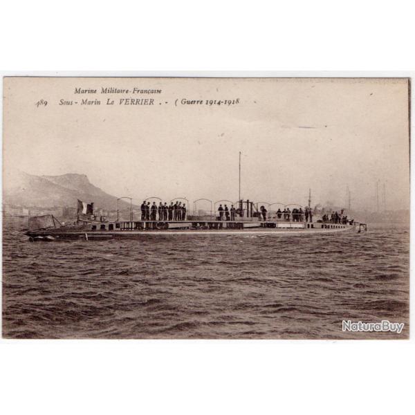 CPA - Marine de Guerre - SOUS - MARIN Le VERRIER .. ( Guerre 1914-1918  N�1519