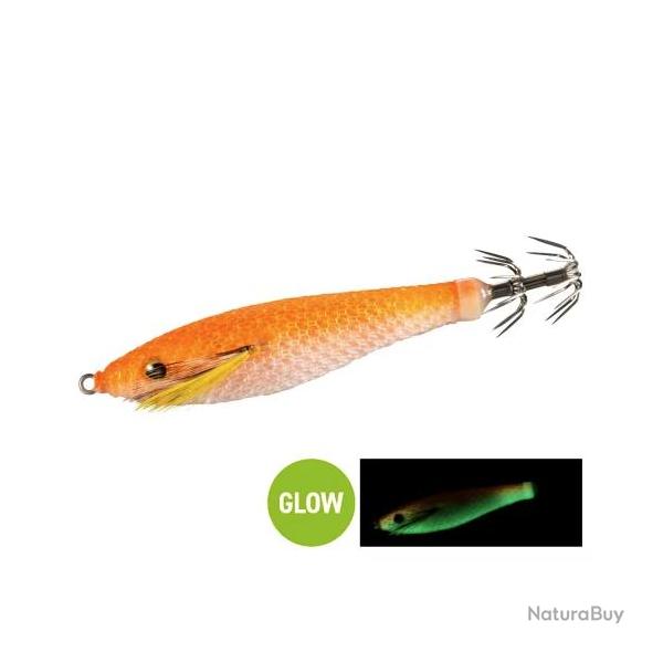 Turlutte Shimano Sephia Sui Sui Stick 80 FB 4,5g Orange Glow