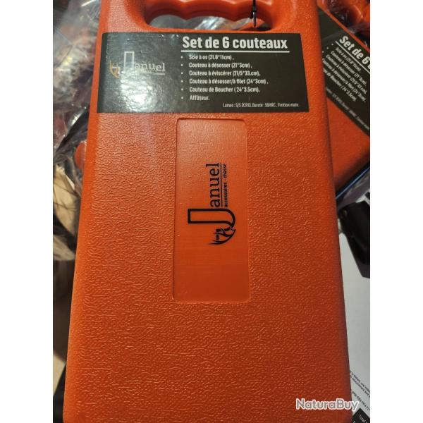 Mallette De D�coupe 6 Pi�ces 5 Couteaux/1 Aff�teur - JANUEL