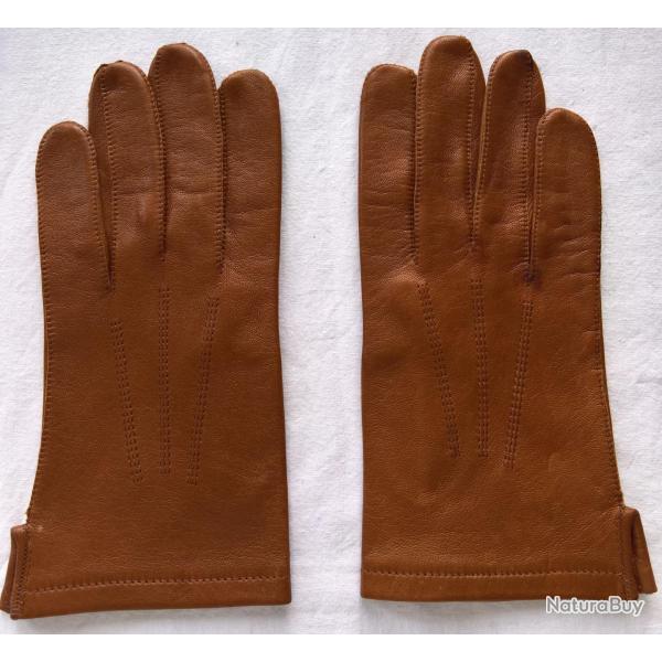 Gants en cuir officier taille 7,5