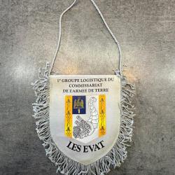 Fanion militaire Arm&eacute;e de Terre 1er Groupe Logistique Commissariat EVAT