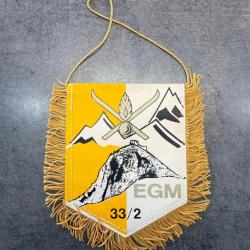 Fanion militaire Gendarmerie Mobile EGM 33/2 Chamb&eacute;ry Savoie