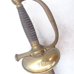 P5) lot  tr&eacute;s rare &eacute;p&eacute;e  d'officier de  grosse cavalerie ,  restauration , matricul&eacute;e 256