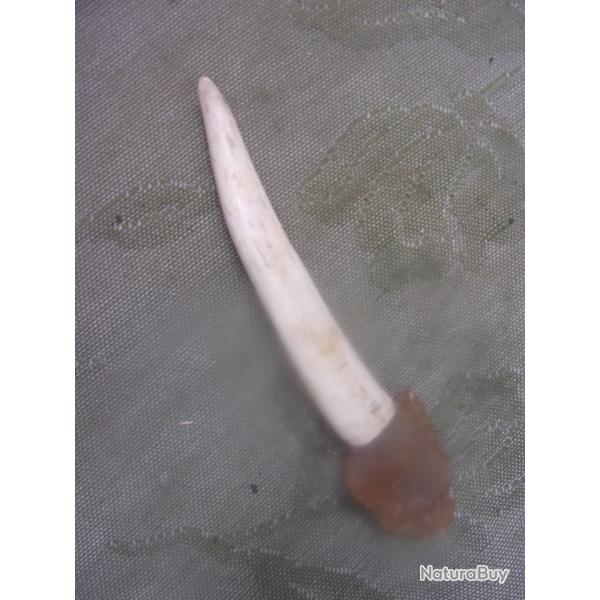 reproduction grattoir nolithique 19 cm