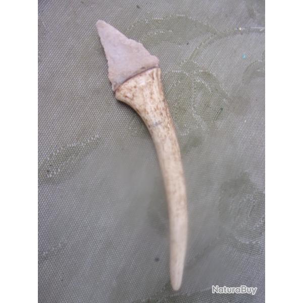 reproduction grattoir nolithique 21 cm