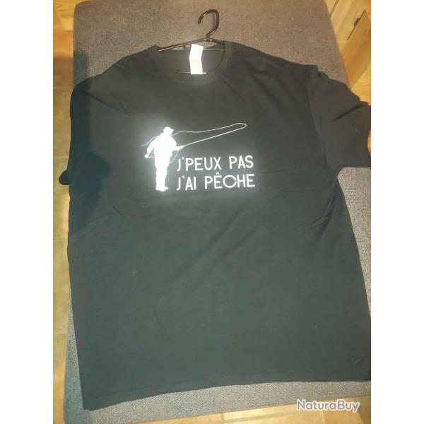 Tee shirt J'peux pas j'ai p�che