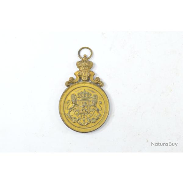 M�daille d�coration Belge Onderlinge Bijstand 20 juni 1897 Molenbeek (Bruxelles) Belgique