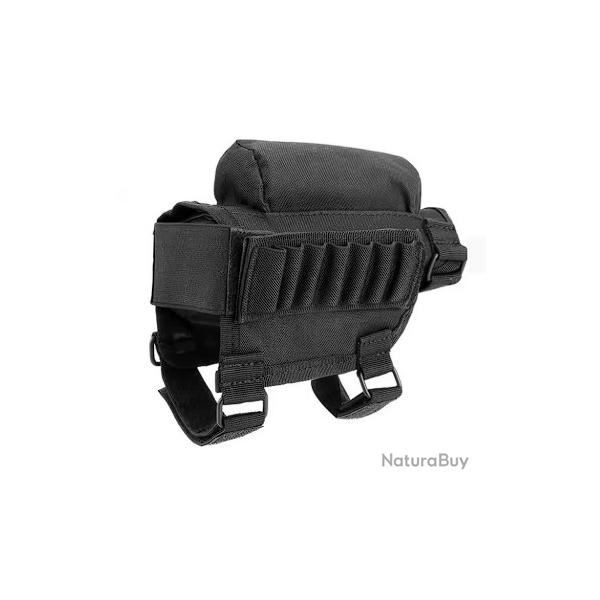 Busc de crosse en nylon avec cartouchi�re - Noir