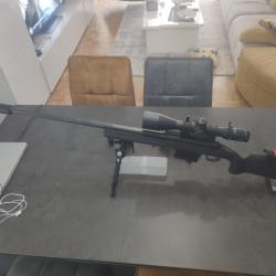 Savage 110 FCP HS pr&eacute;cision 338 lapua M + RDS acier Vector+biped