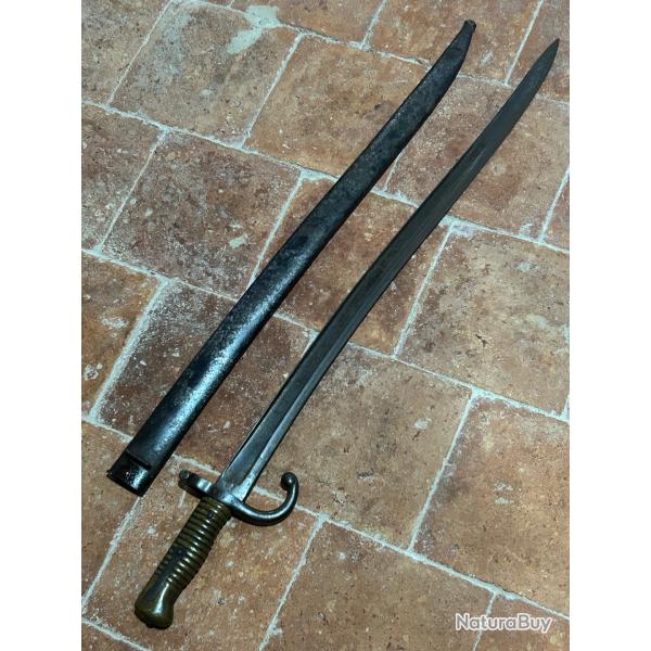 Ba�onnette fran�aise chassepot 1866 - Napol�on III Second Empire Guerre 1870 (3)