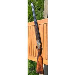 Fusil B25 Browning mont&eacute; par un Artisan form&eacute; &agrave; l'&eacute;cole d'arme de Li&egrave;ge et grav&eacute; par Grifn&eacute; de Li&egrave;ge