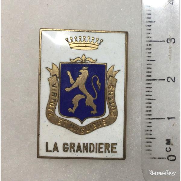 FRANCE MARINE - INSIGNE AVISO COLONIAL LA GRANDIERE 1940 (1939/1959) Fabrication Arthus Bertrand