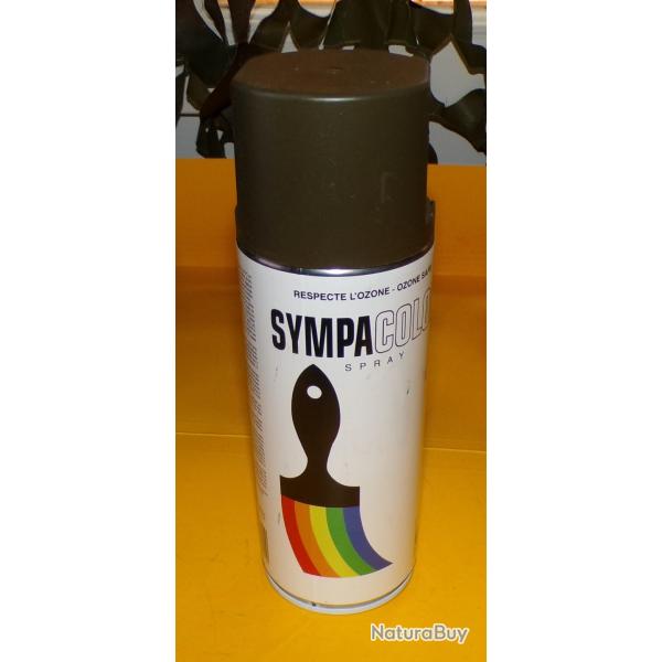 PEINTURE SEMI MAT 1944 , POUR VEHICULE MILITAIRE OU AUTRE OBJET , 400 ML  , ETAT NEUF VOIR PHOTOS .