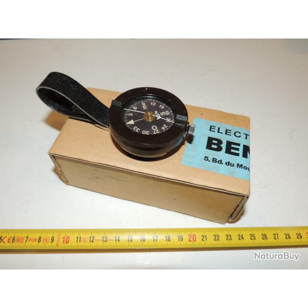 RARE BOUSSOLE de POIGNET COMMANDO MARINE + NAGEUR COMBAT - FABRICATION BEN  - ETAT NEUF #.11