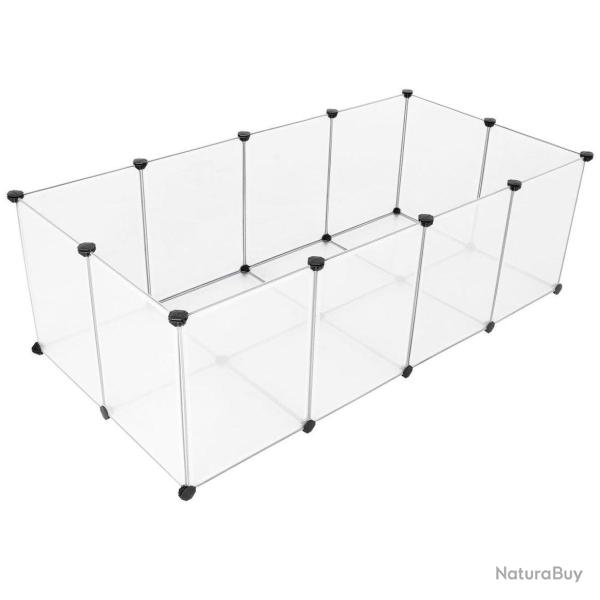 Enclos petits animaux fond cage modulable cochon d'inde hamster lapin rongeur petits animaux domest