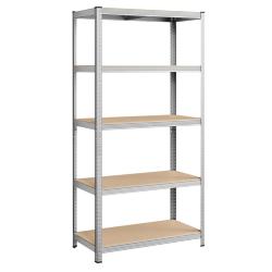 &Eacute;tag&egrave;re charge lourde m&eacute;tallique 200 x 100 x 50 cm 5 niveaux charge totale 875 kg (175 kg/niveau) &eacute;