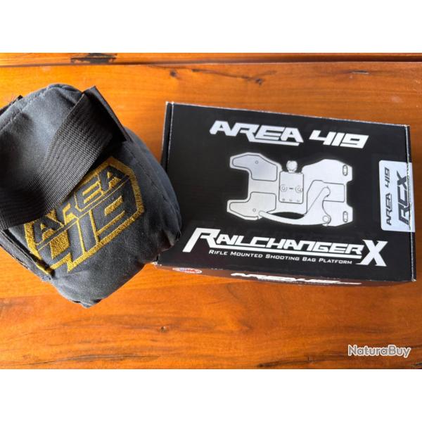 Platine Arca Area 419 Railchanger X et sac Armageddon Gear