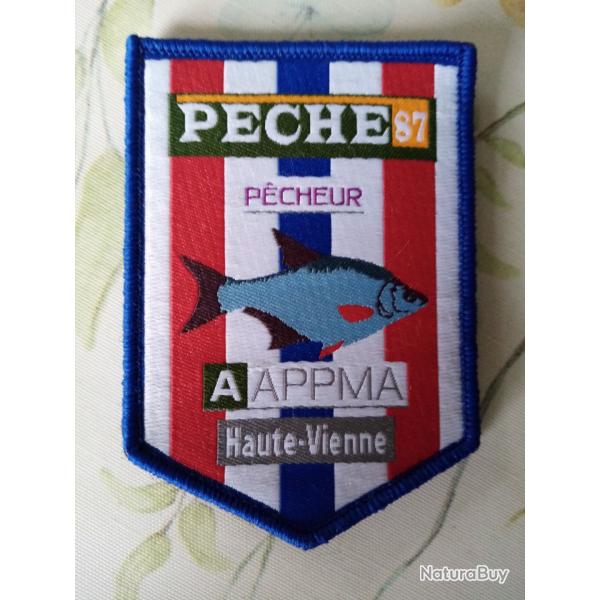 vend �cusson neuf brod� tissu p�cheur aappma