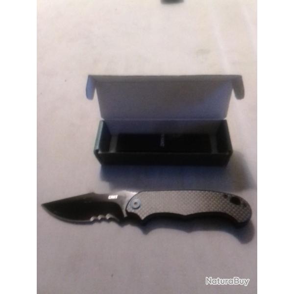 CRKT P.S.D Black Serrated Occasion