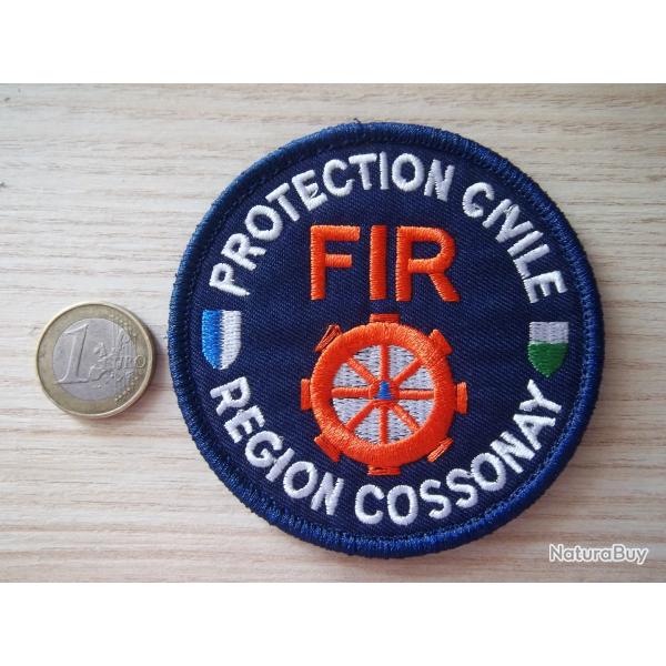 �cusson FIR formation d'intervention r�gionale protection civile Cossonay insigne collection