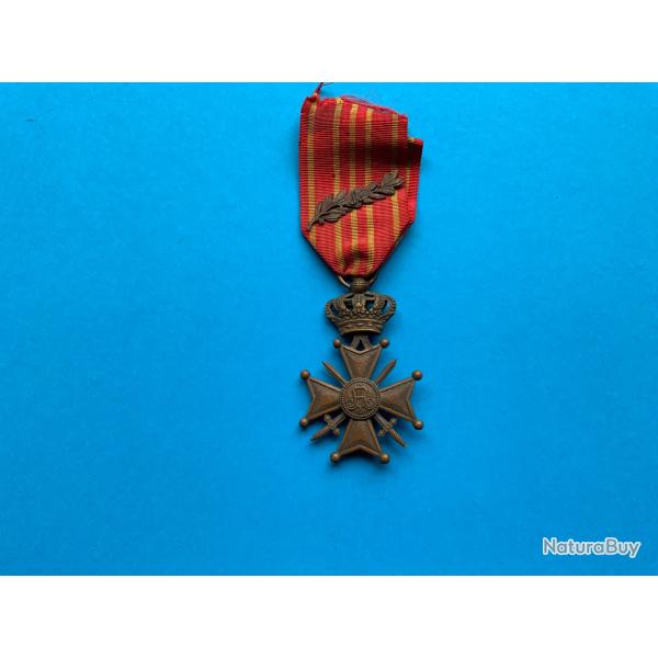 Croix de guerre Belge 1914-1918 avec palme