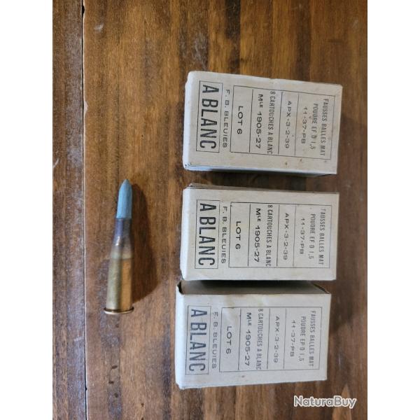 Cartouches � blanc 8x51 lebel