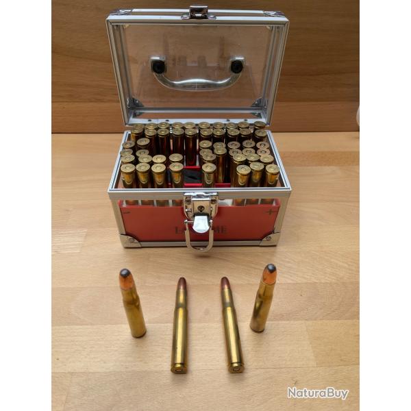 Lot de 54 cartouches Kynoch .404 Jeffery/10,75 x 73 mm Demi-blind�e Woodleigh Weldcore, 400 grs