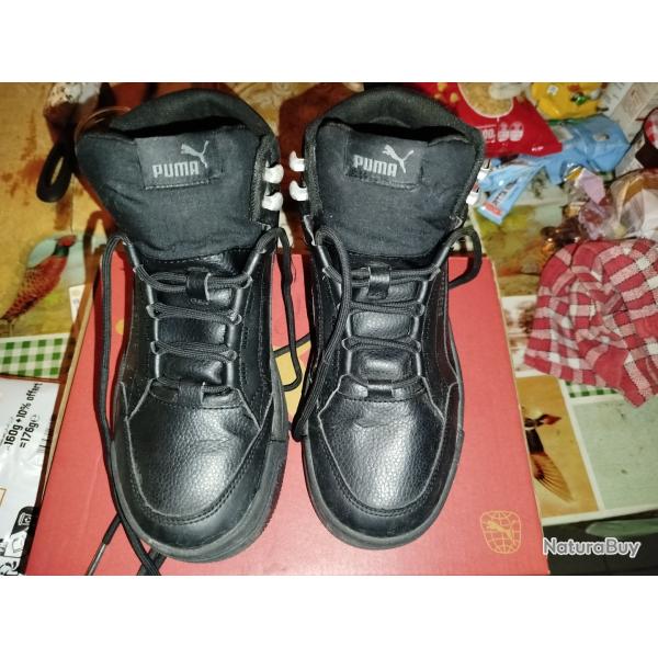 Paire de Baskets montantes Puma taille 38 cuire