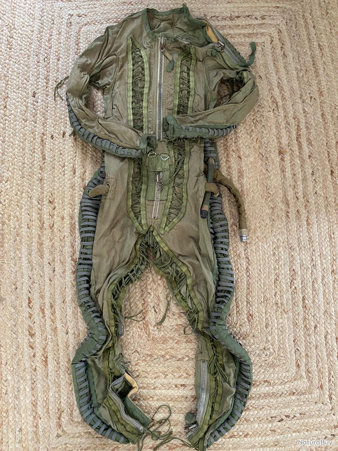 Veste Pilote Aviation Militaire Anti-G Taille 50 - Occasion Parfait état - Marque Aeronautica Militare