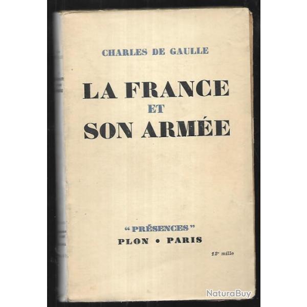 la france et son arm�e de charles de gaulle 1944
