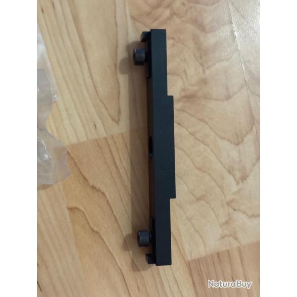 Rail pour pointeur laser pirat montage poignee garde main famas infanterie