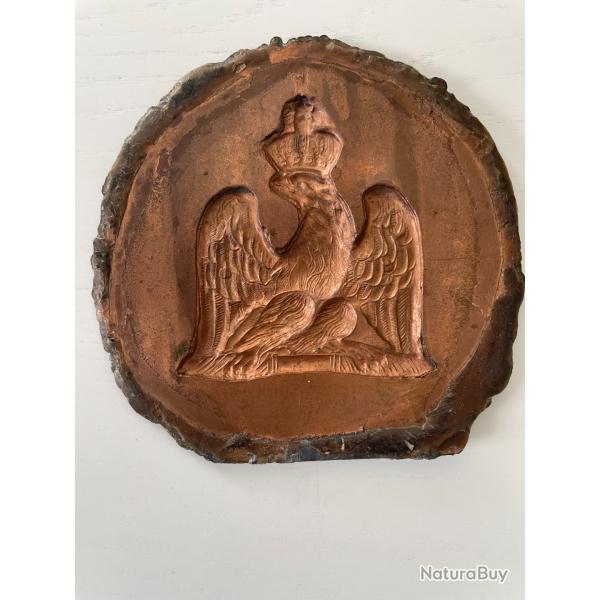 Plaque ronde - Aigle imp�rial de Napol�on