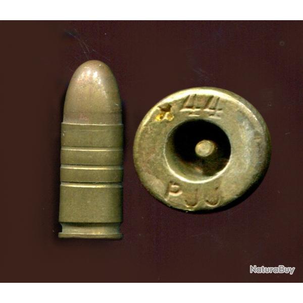 9 mm Parabellum Danoise 39-45 - inerte manipulation sous occupation allemande - marquage : PJJ 44