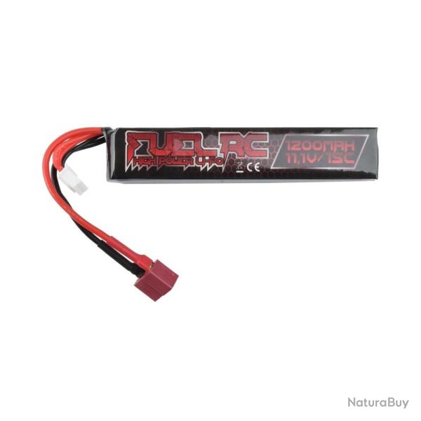 Li-Po BATTERY 11.1V X 1200mAh 15C STICK DE